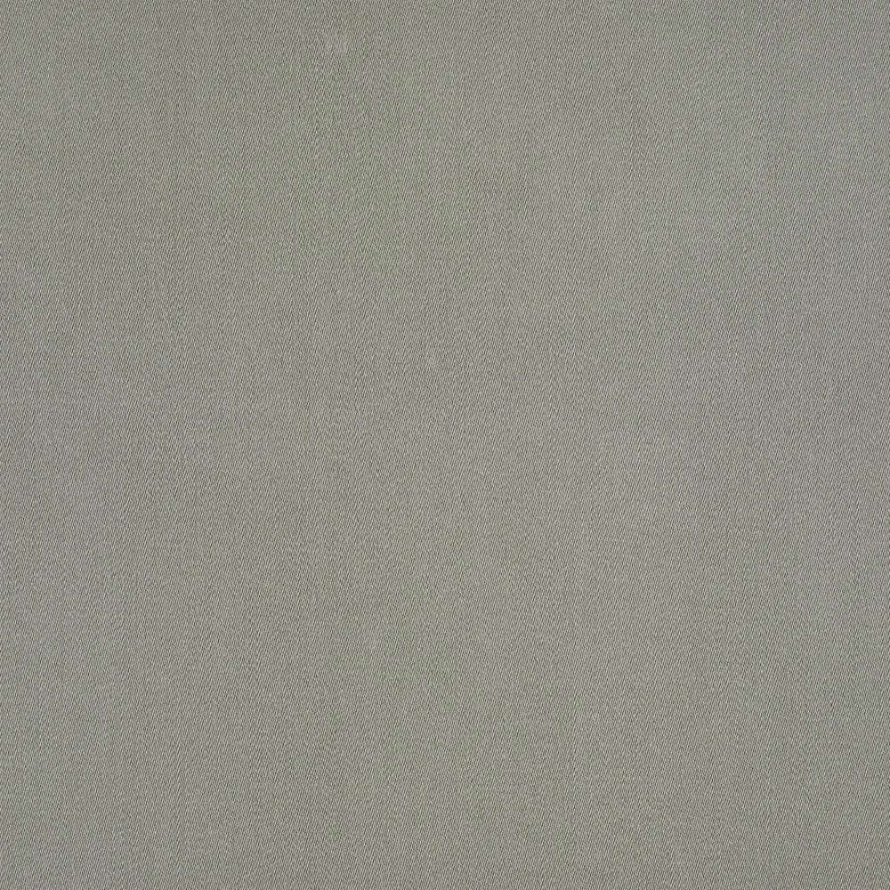 Cool pigeon-grey satin weave with a soft green cast and restrained sheen
