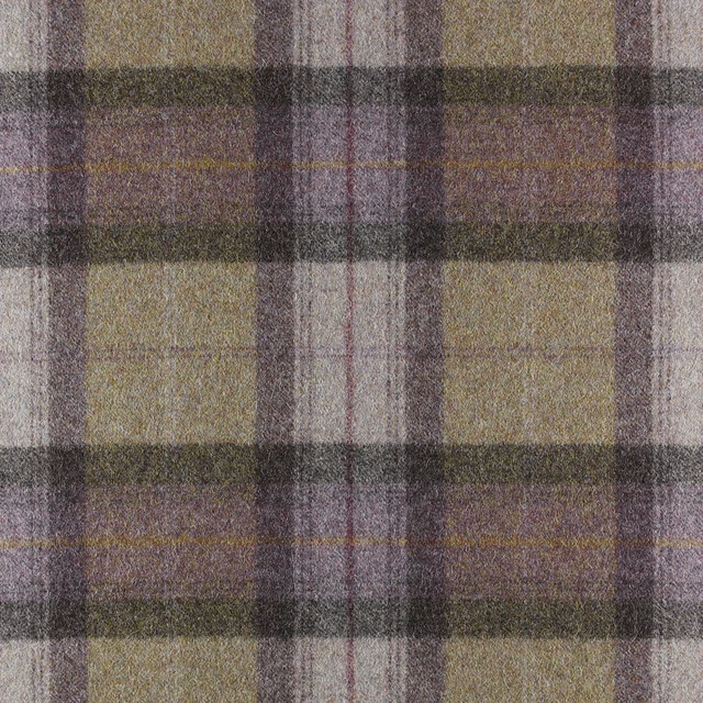 Textured Moonstone plaid in mushroom taupe, olive, charcoal and muted mauve