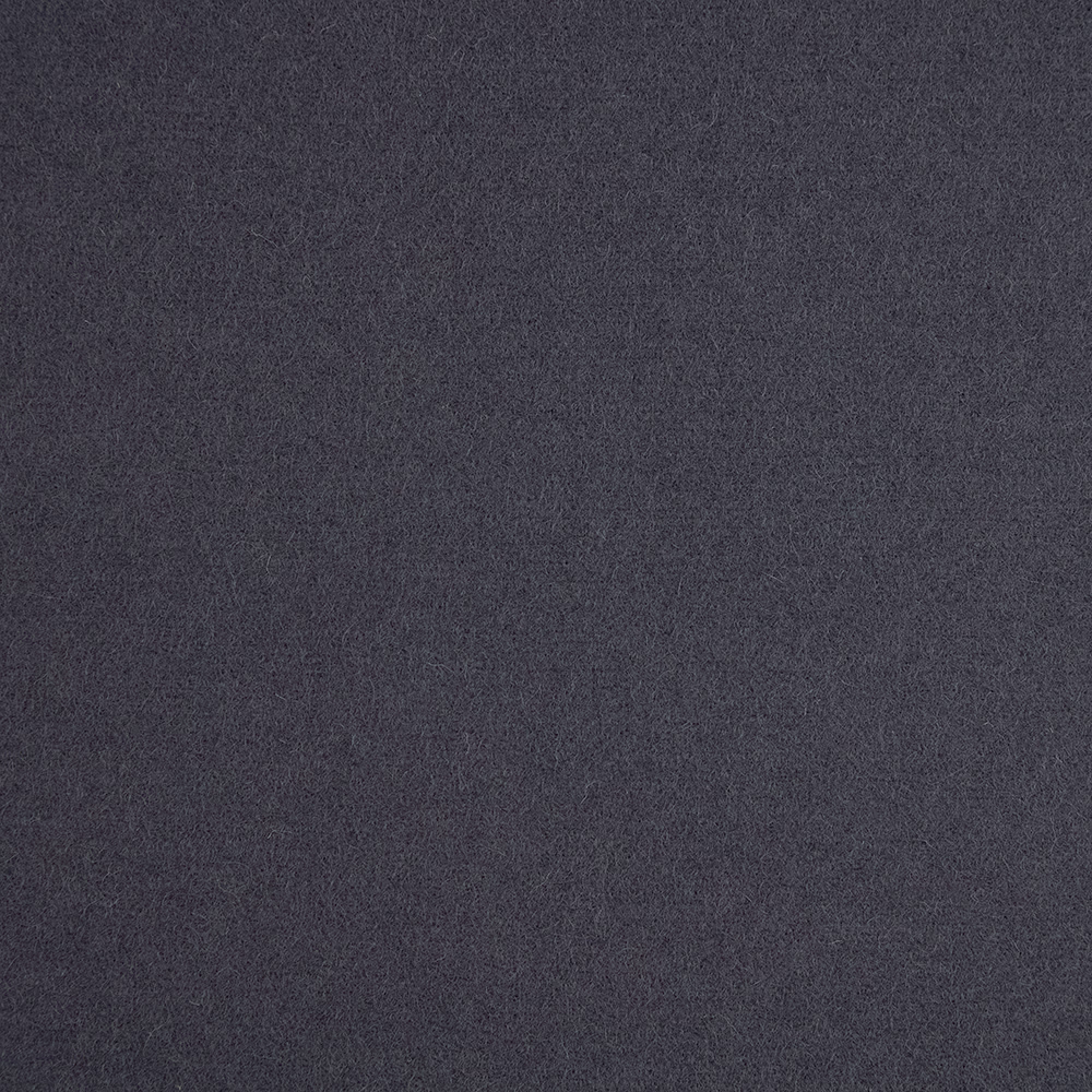 Deep charcoal-grey fabric swatch with fine cloudy mottling and a softly brushed surface