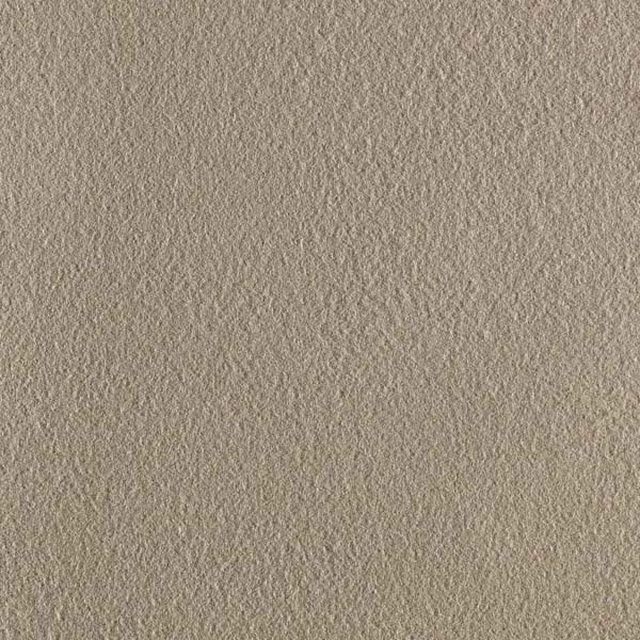Warm taupe fabric with fine nubby texture and softly mottled surface