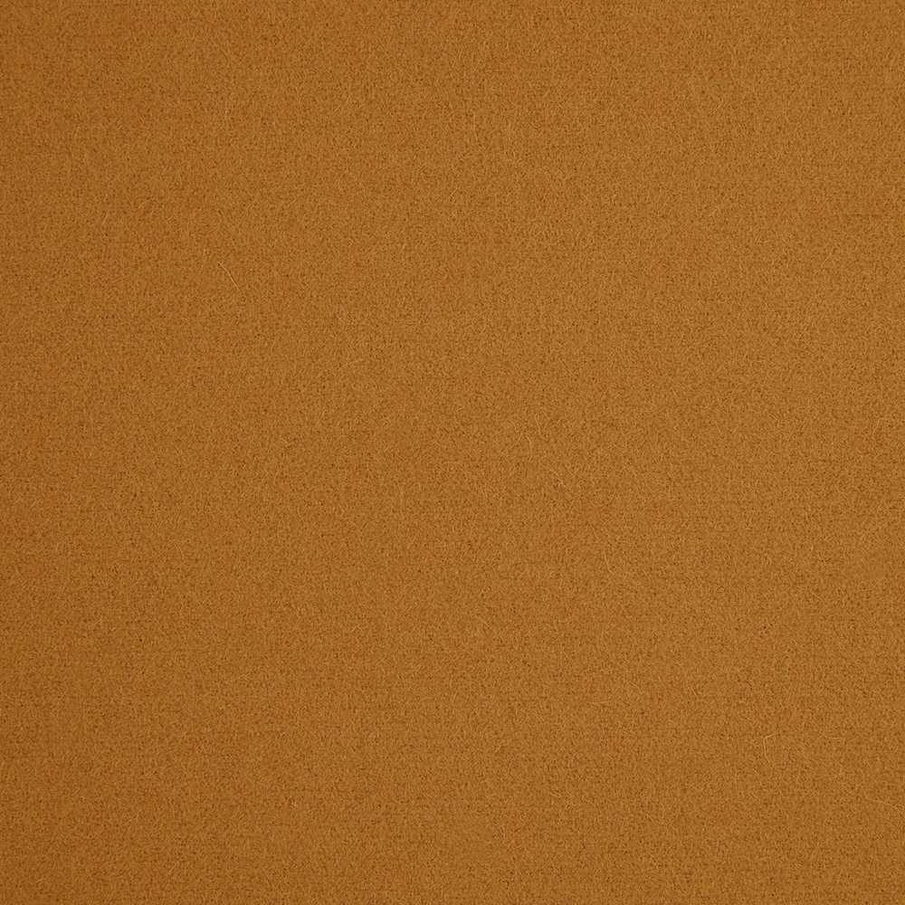 Deep ochre mustard fabric with a fine, evenly textured plain weave
