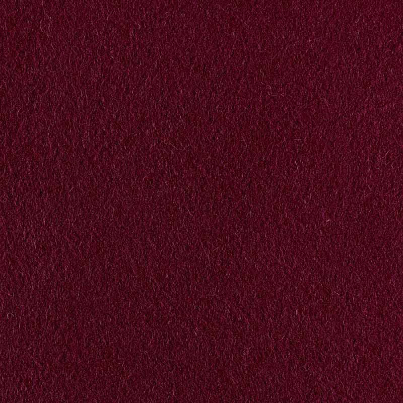 Deep burgundy fabric with a softly napped, subtly mottled surface