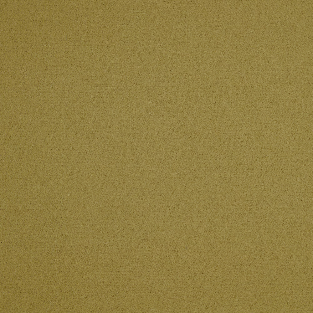 Muted olive-green fabric swatch with a fine, softly mottled woven texture