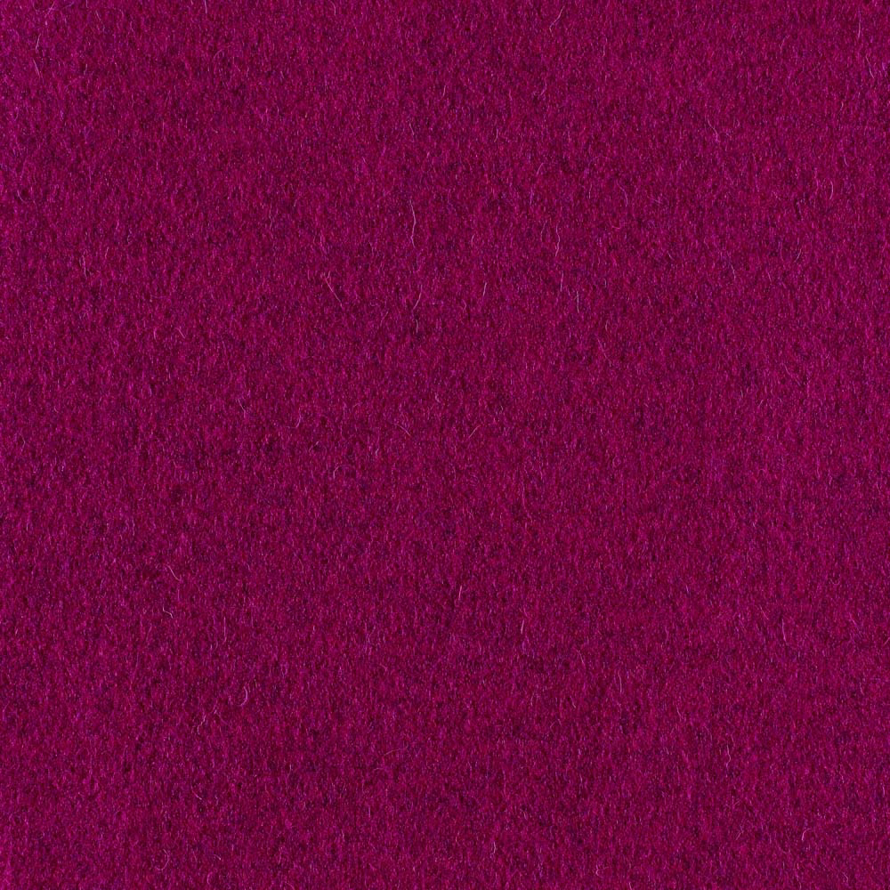 Deep berry magenta fabric with a softly brushed, densely textured surface