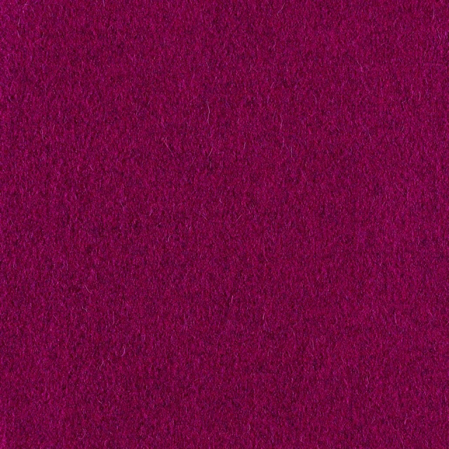 Deep berry magenta fabric with a softly brushed, densely textured surface