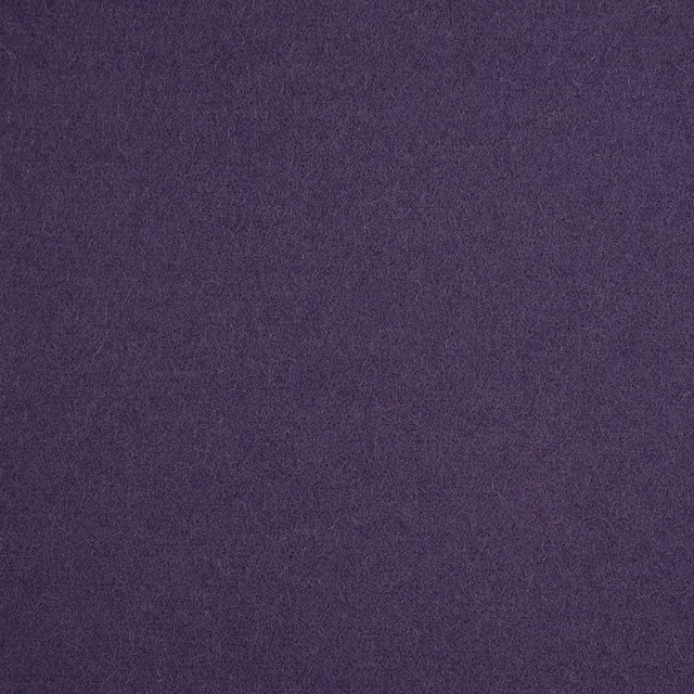 Close-up of deep violet fabric with a fine, softly napped surface