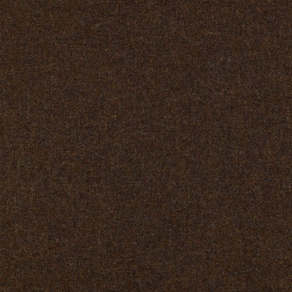 Dark tobacco-brown fabric with a close, softly mottled woven surface