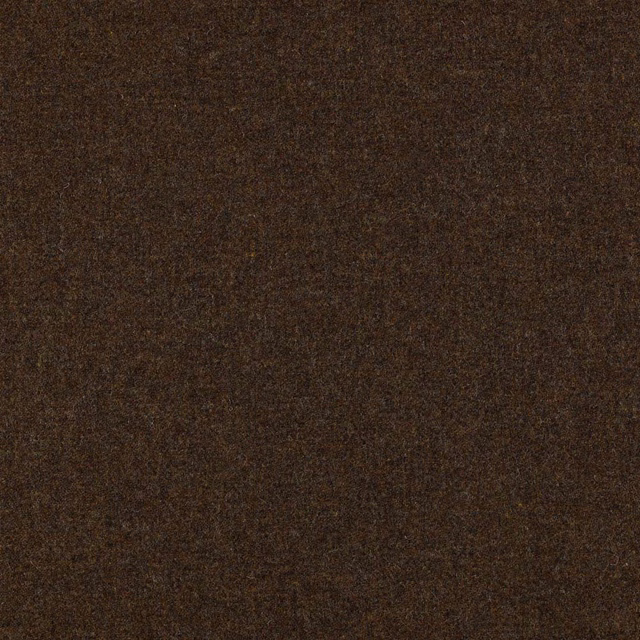 Dark tobacco-brown fabric with a close, softly mottled woven surface