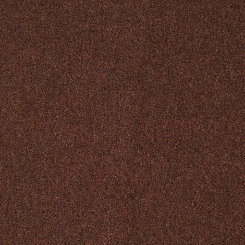 Deep russet terracotta textile with a softly mottled, fibrous brown surface