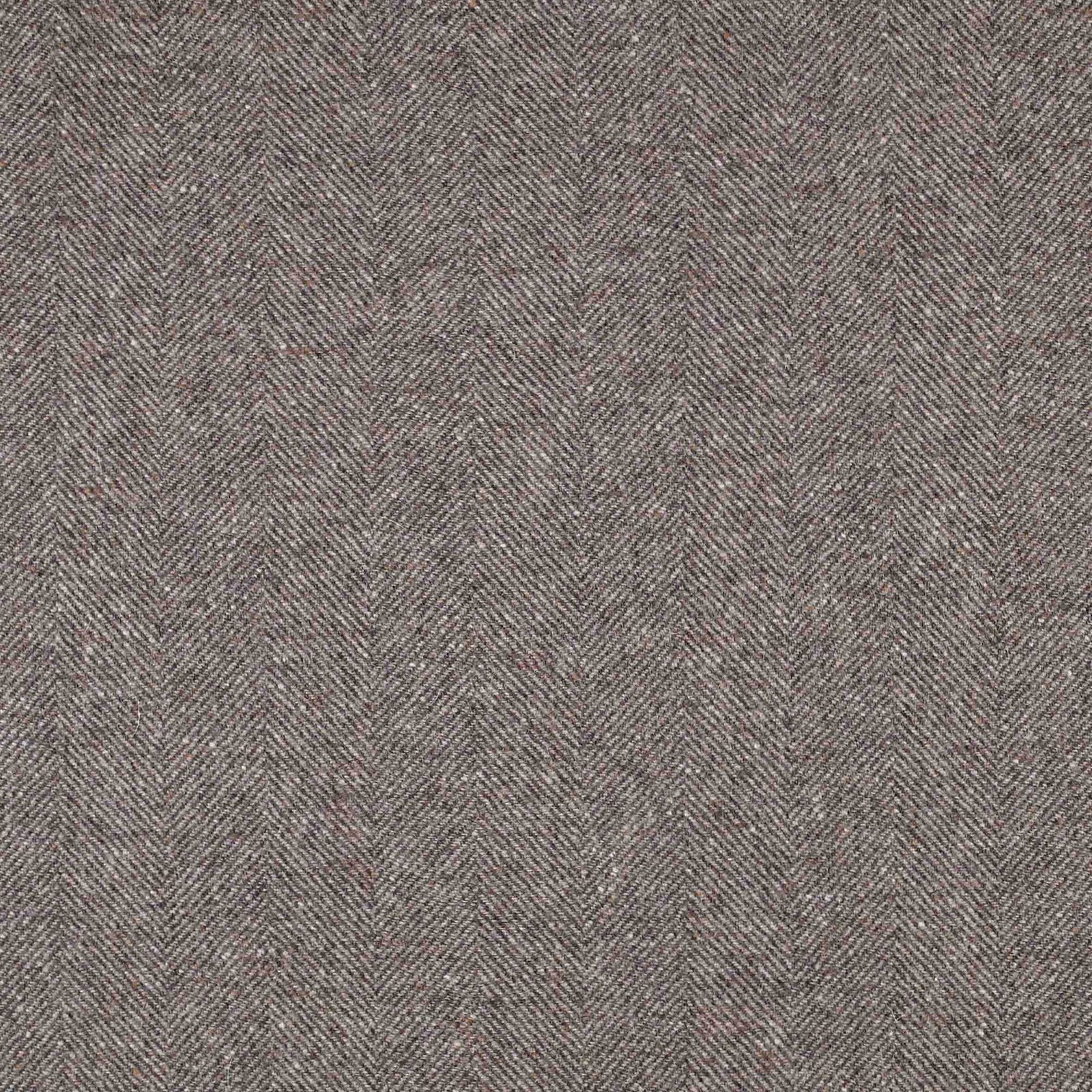 Warm taupe-grey fabric with fine vertical herringbone columns and flecked woven texture