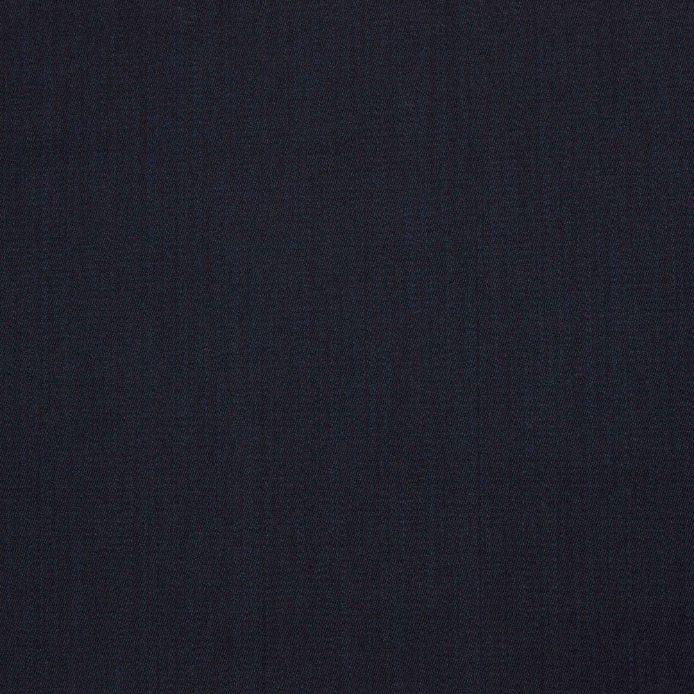 Dark charcoal-blue fabric with fine vertical striations and a softly textured surface