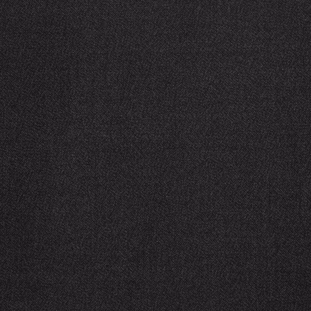 Near-black charcoal fabric with a fine, subtly diagonal woven texture