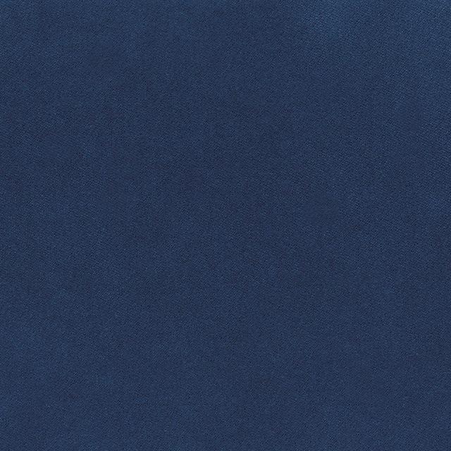 Deep navy plain-woven fabric swatch with a fine matte texture