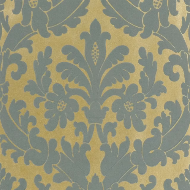 Trefoil Wedgwood fabric