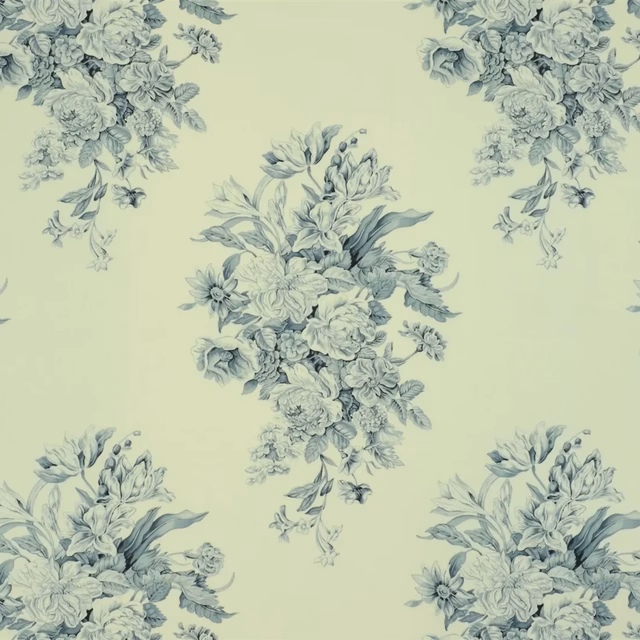 Campanula Indigo fabric