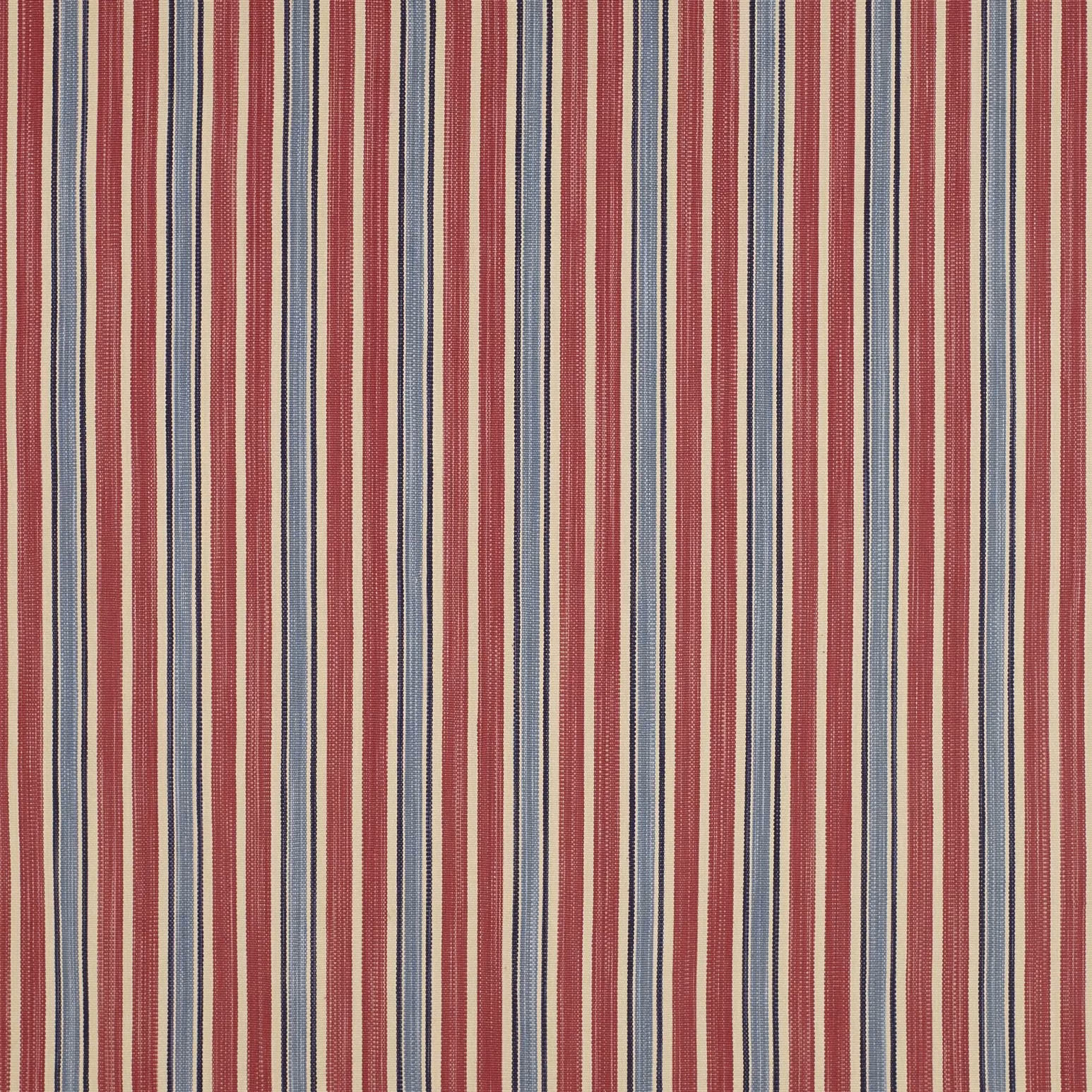 Colombier Stripe Antique Red fabric