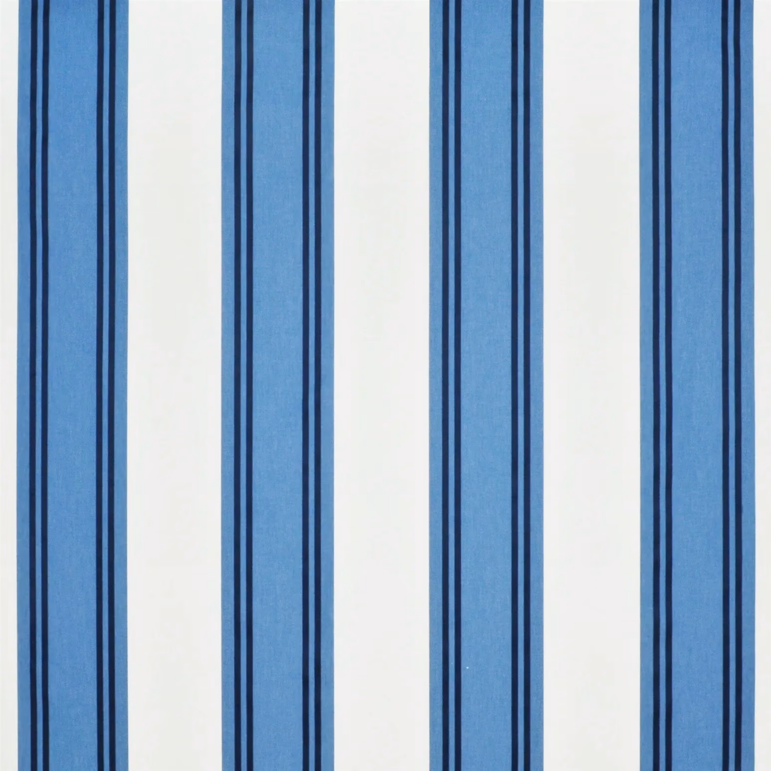 Garland Stripe Blue Fabric fabric