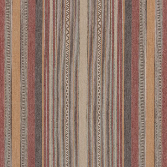 New Blue Mesa Stripe Clay fabric