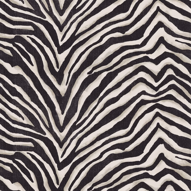 Terranea Zebra Ebony fabric