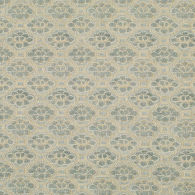 Belton Floral Chambray Fabric fabric