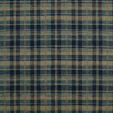 Cambiata Plaid Indigo Fabric fabric