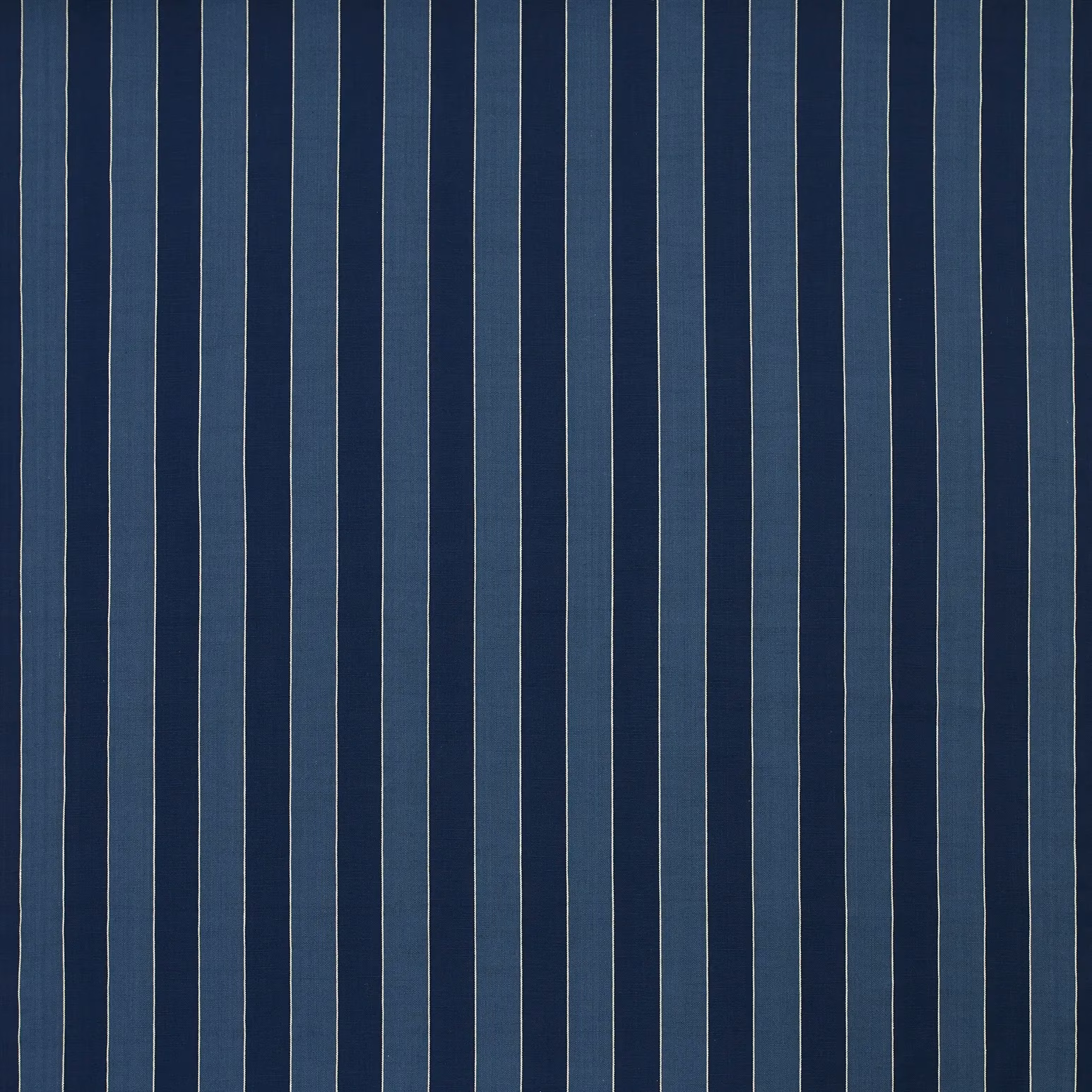Featherbed Stripe Indigo Fabric fabric