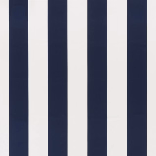 Gaston Stripe Blue Fabric fabric