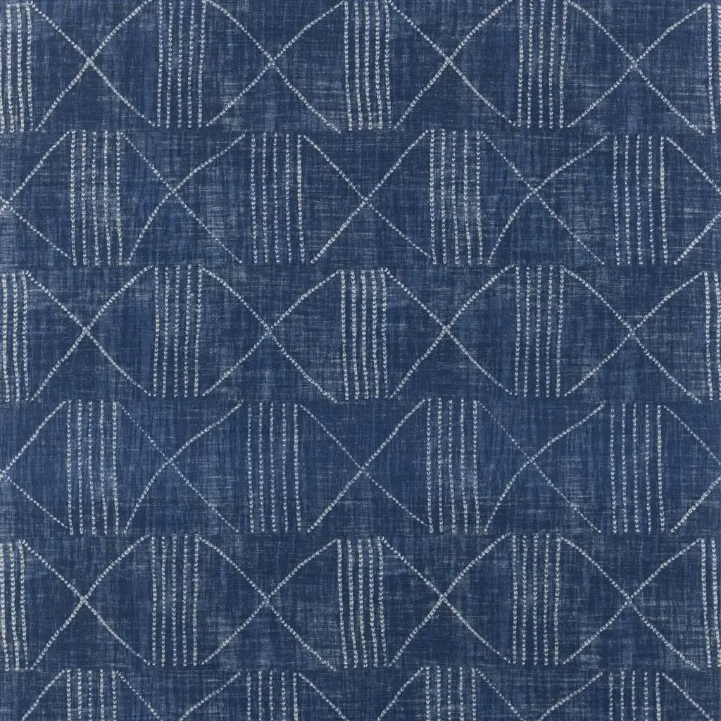 Lagos Indigo fabric