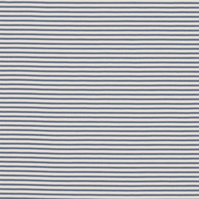 Phebe Ticking Dark Blue Fabric fabric