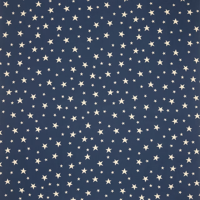 Willa Star Jacquard Blue fabric