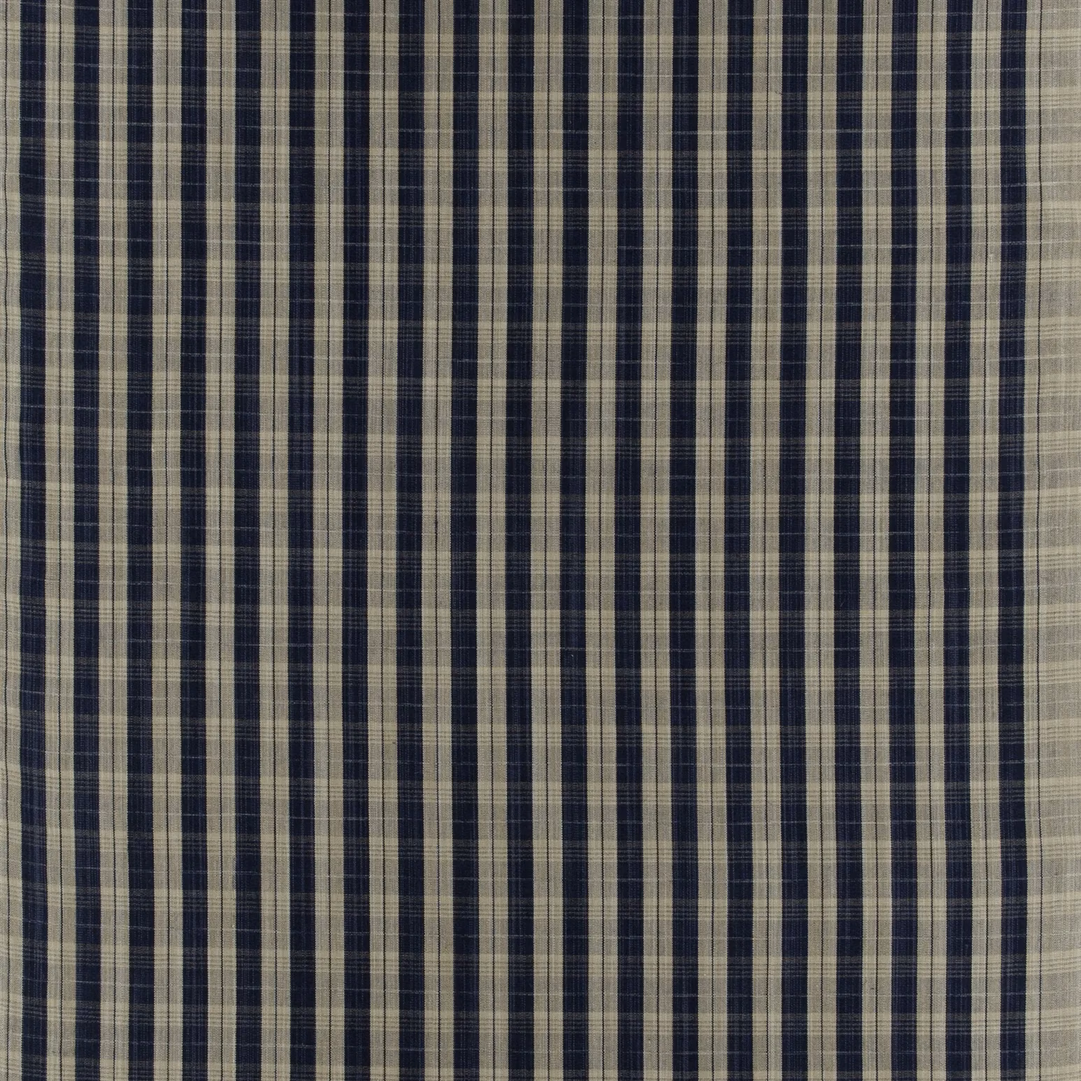 Wyatt Check Indigo fabric