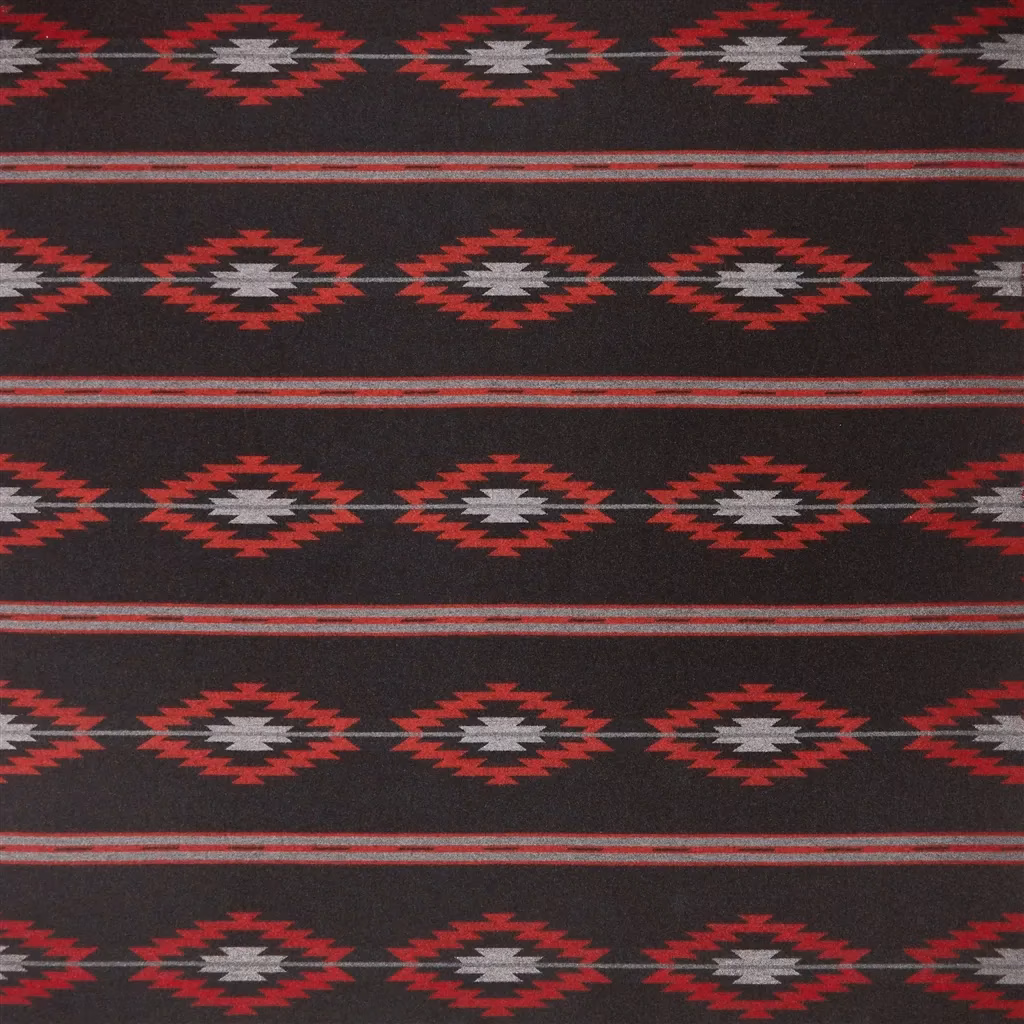 Peppy's Blanket Red /  Black fabric