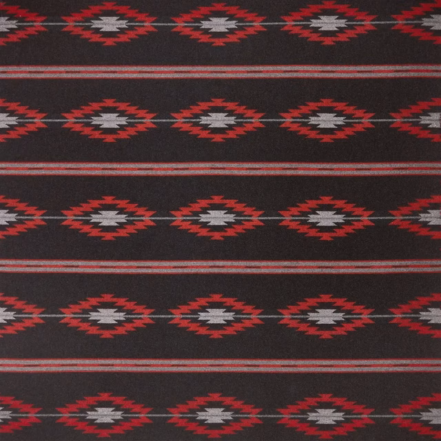 Peppy's Blanket Red /  Black fabric