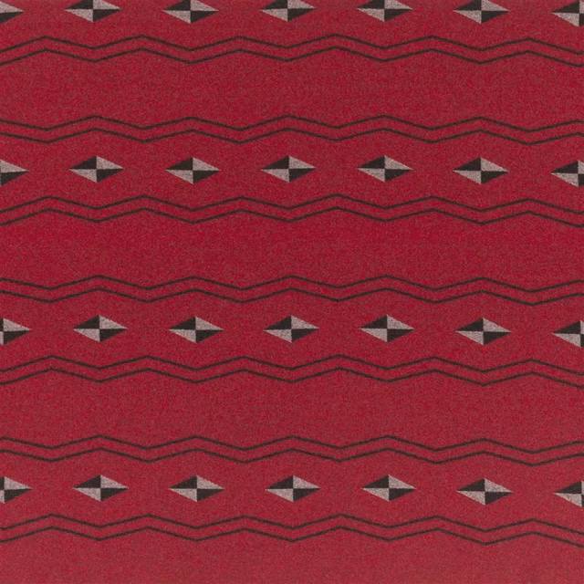 Saddle Blanket Red /  Black fabric