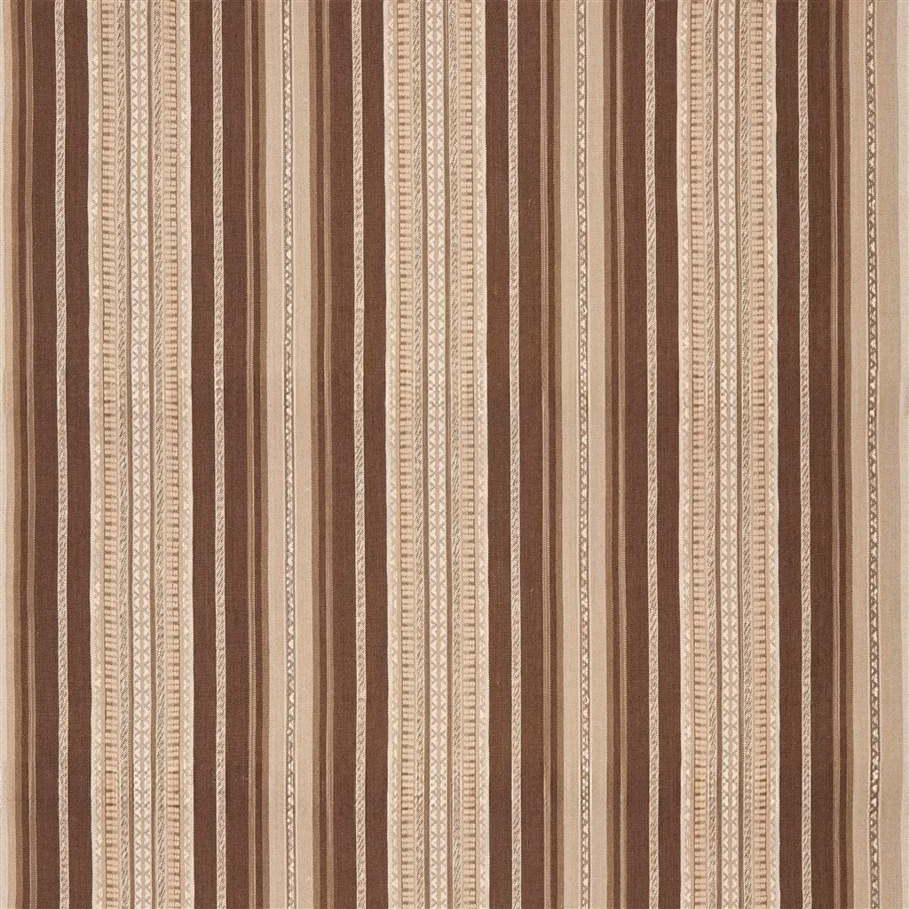 Summit Stripe Acorn fabric
