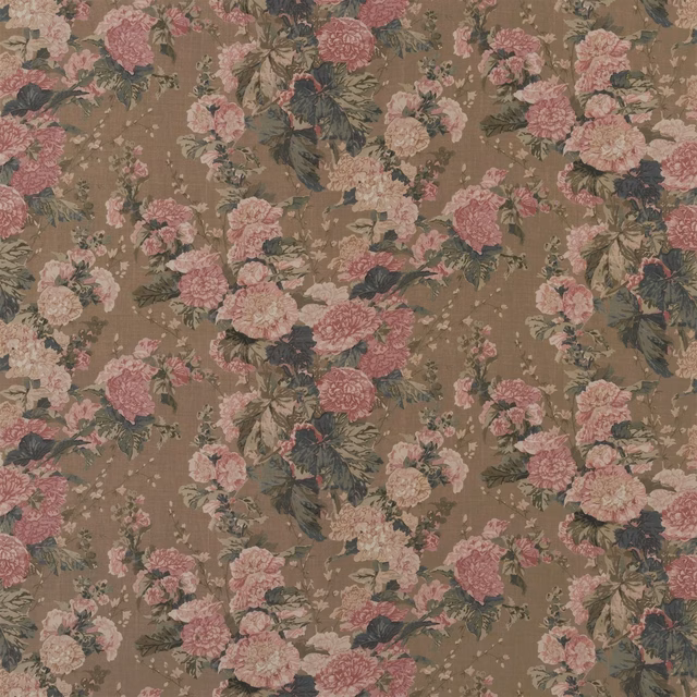 Alcea Floral High Noon fabric