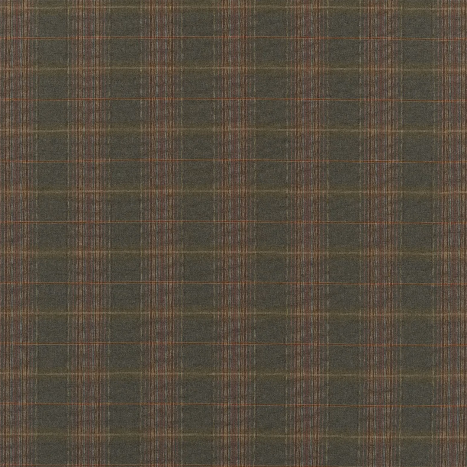 Farnham Plaid Olive fabric