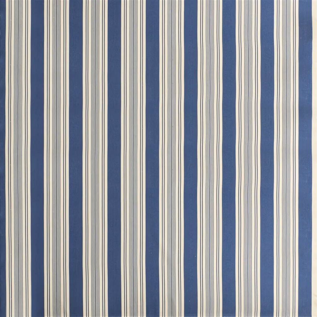 By-The-Way Stripe Blue fabric