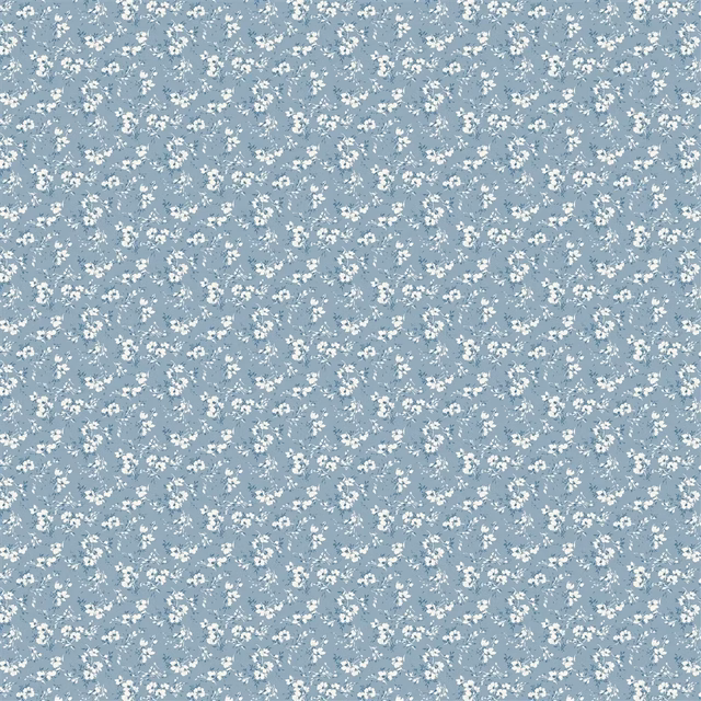 Maycroft Floral Chambray fabric
