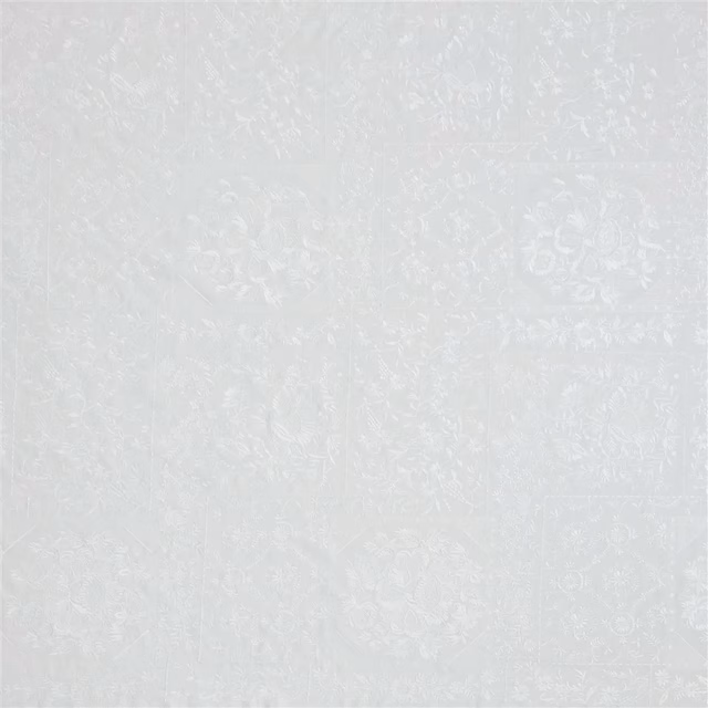 Williston Embroidery White fabric