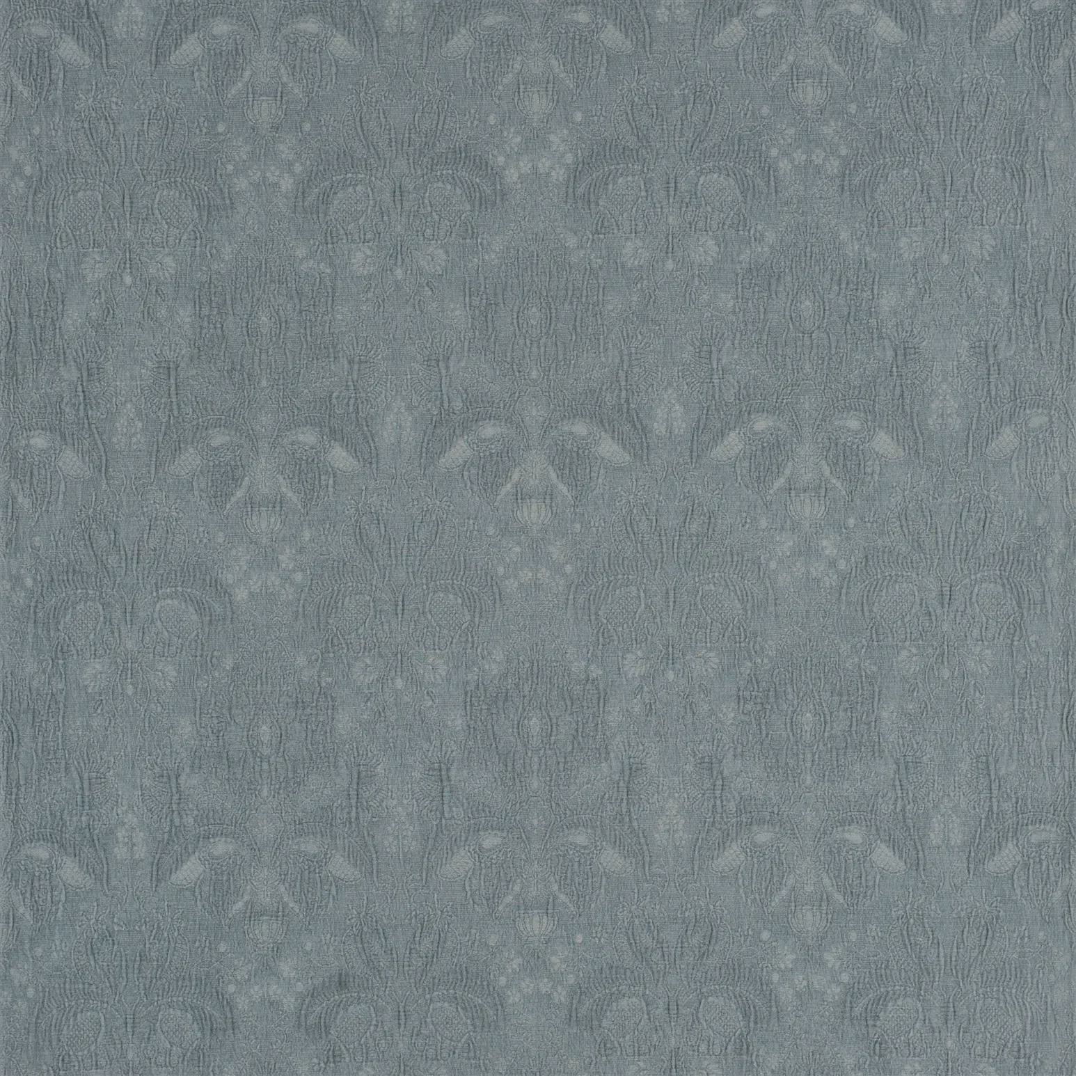 Houghton Damask Vintage Blue fabric