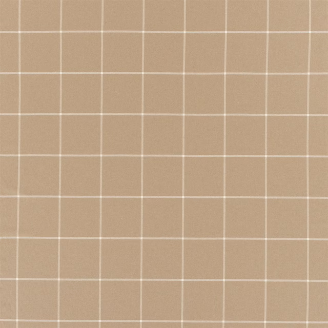 Westcliff Tattersall Camel fabric