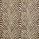Bartlett Zebra Chestnut fabric