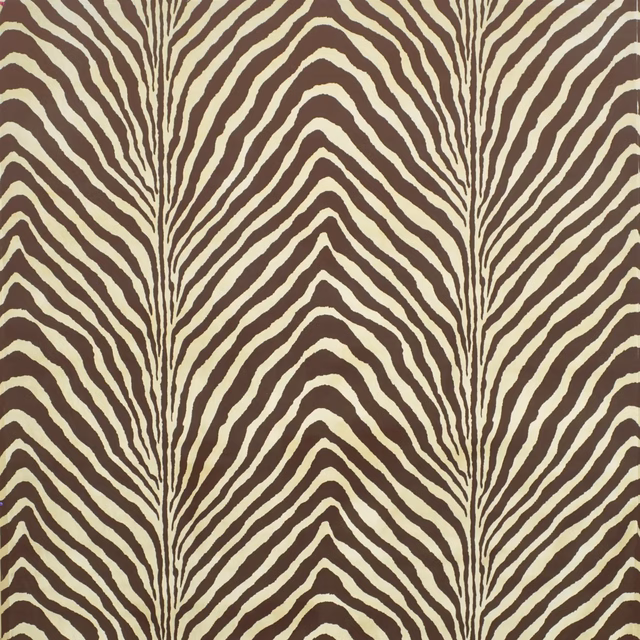 Bartlett Zebra Chestnut fabric