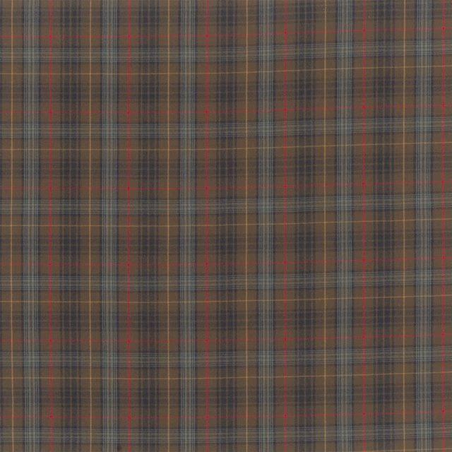 Breacon Plaid Dark Olive fabric