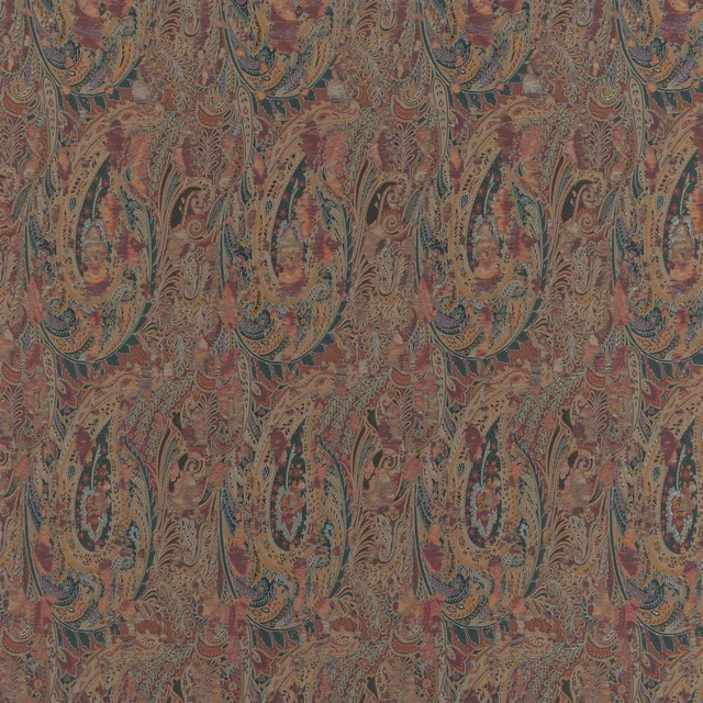Caramoor Paisley Jewel fabric