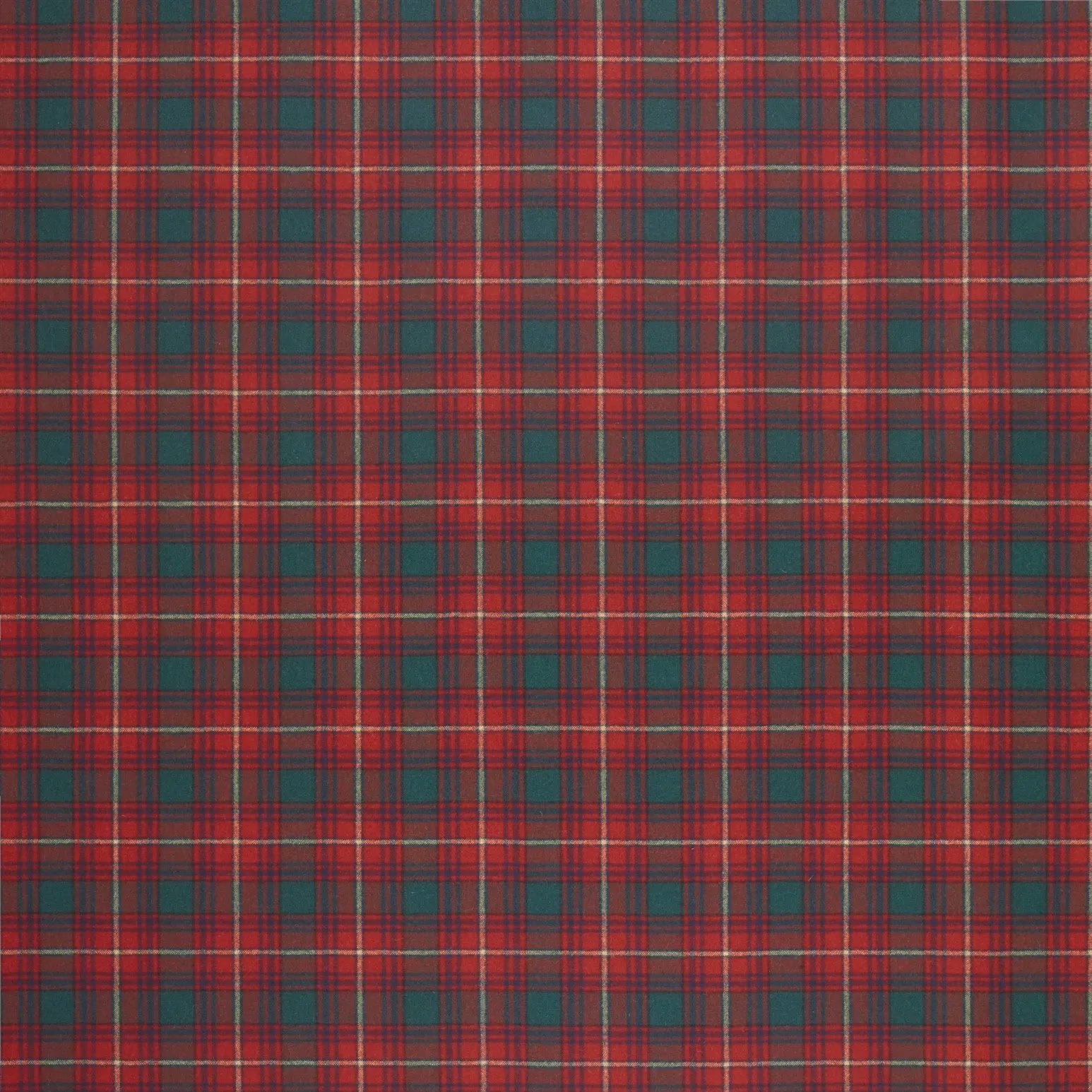 Doncaster Tartan Evening Red fabric