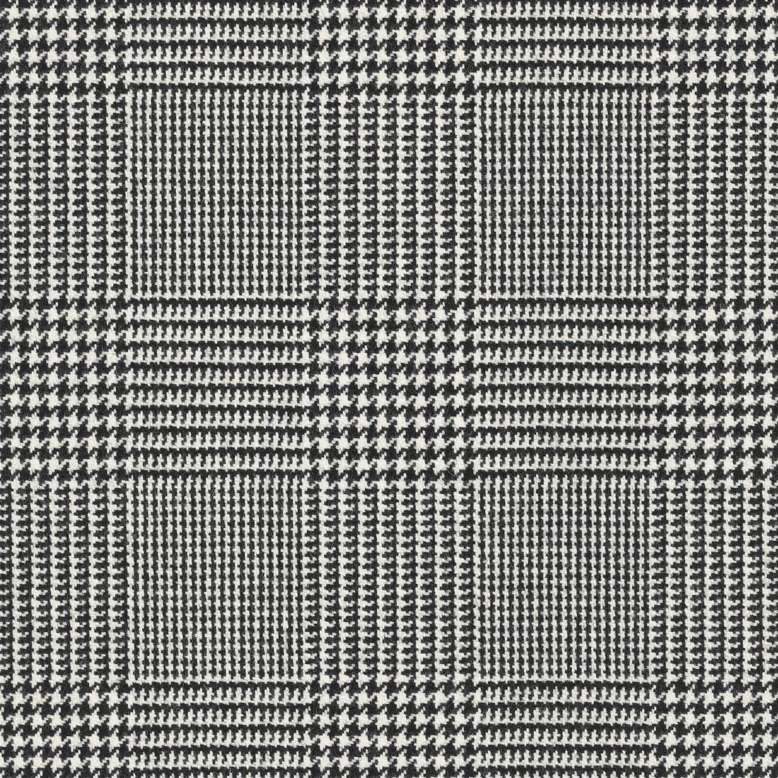 Barit Glen Plaid Black / White Fabric fabric