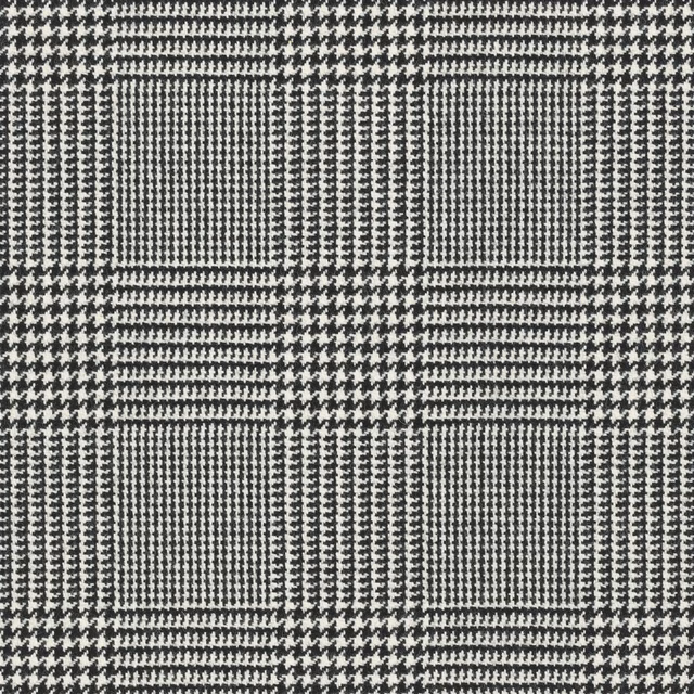 Barit Glen Plaid Black / White Fabric fabric