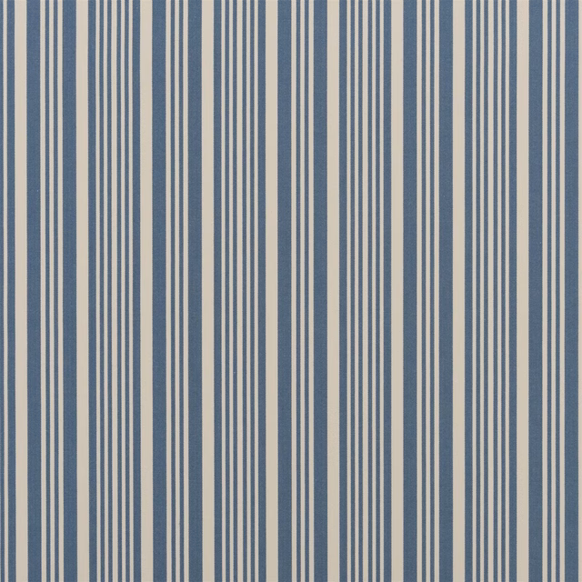 Alain Stripe Vintage Blue fabric